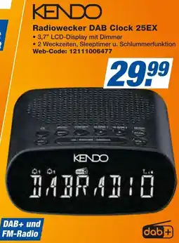 Expert KENDO Radiowecker DAB Clock 25EX Angebot