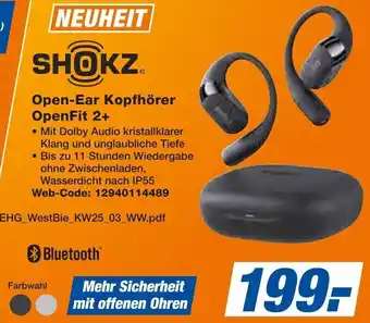 Expert SHOKZ Open-Ear Kopfhörer OpenFit 2+ Angebot