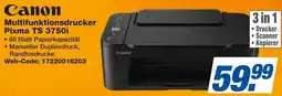 Expert Canon Multifunktionsdrucker Pixma TS 3750i Angebot