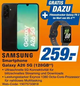 Expert SAMSUNG Smartphone Galaxy A26 5G (128GB) Angebot