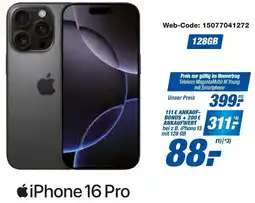 Expert Apple iPhone 16 Pro Angebot
