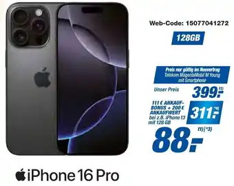 Expert Apple iPhone 16 Pro Angebot