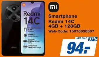 Expert Smartphone Redmi 14C 4GB + 128GB Angebot