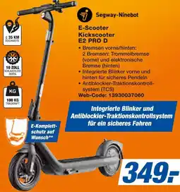 Expert Segway-Ninebot E-Scooter Kickscooter E2 PRO D Angebot