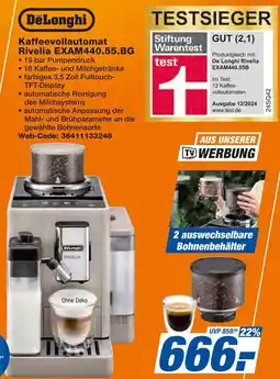 Expert DeLonghi Kaffeevollautomat Rivelia EXAM440.55.BG Angebot