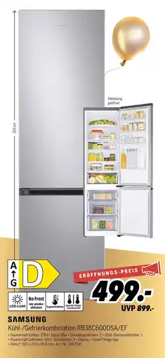 MEDIMAX Samsung kühl-/gefrierkombination rb38c600dsa/ef Angebot