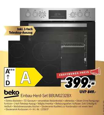 MEDIMAX Beko einbau-herd-set bbum12328x Angebot