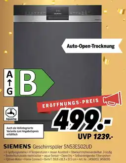 MEDIMAX Siemens geschirrspüler sn53es02ud Angebot