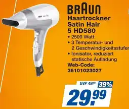 Expert BRAUN Haartrockner Satin Hair 5 HD580 Angebot