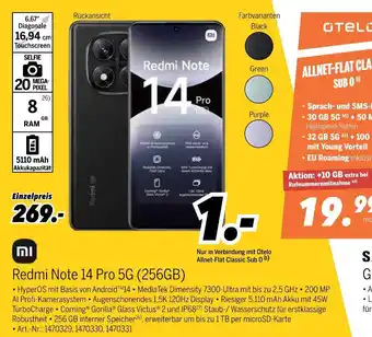 MEDIMAX Mi redmi note 14 pro 5g (256gb) Angebot
