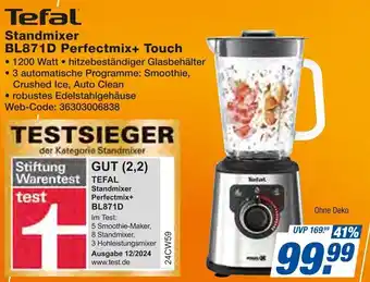 Expert Tefal Standmixer BL871D Perfectmix+ Touch Angebot