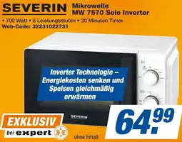 Expert SEVERIN Mikrowelle MW 7570 Solo Inverter Angebot