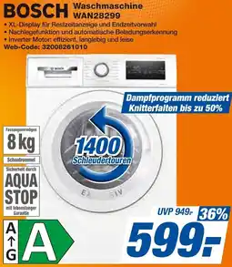Expert BOSCH Waschmaschine WAN28299 Angebot