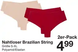 Zeeman Nahtloser Brazilian String Angebot