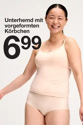 Zeeman Unterhemd mit vorgeformten Körbchen Angebot