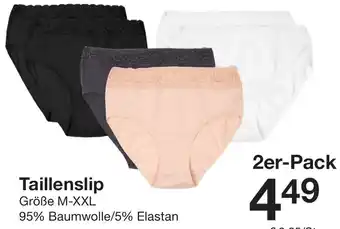 Zeeman Taillenslip Angebot
