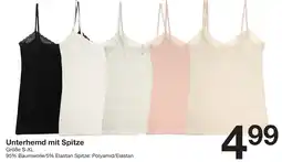 Zeeman Unterhemd mit Spitze Angebot