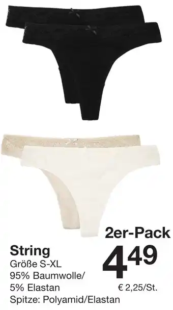 Zeeman String Angebot