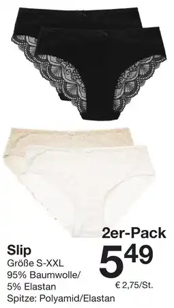 Zeeman Slip Angebot
