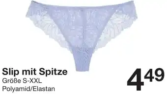 Zeeman Slip mit Spitze Angebot