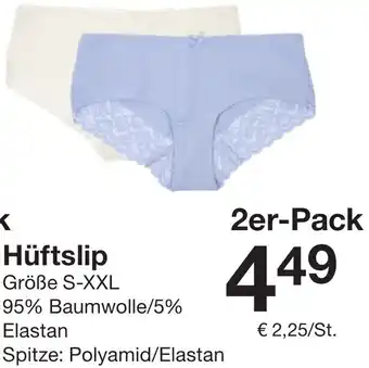 Zeeman Hüftslip Angebot
