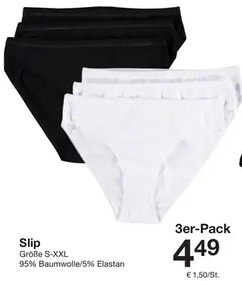 Zeeman Slip Angebot