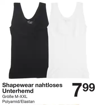 Zeeman Shapewear nahtloses Unterhemd Angebot