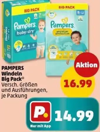 PENNY Pampers Windeln Big Pack Angebot