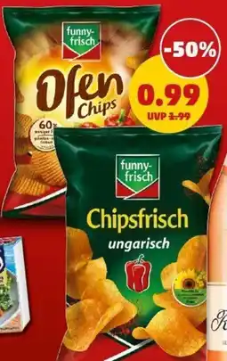 PENNY FUNNY-FRISCH Ofen Chips oder Chipsfrisch Angebot