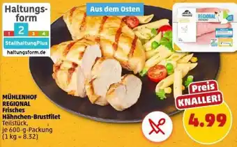 PENNY MÜHLENHOF REGIONAL Frisches Hähnchen-Brustfilet Angebot