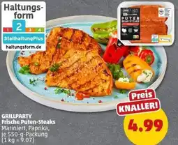 PENNY GRILLPARTY Frische Puten-Steaks Angebot