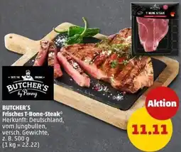 PENNY BUTCHER'S Frisches T-Bone-Steak Angebot