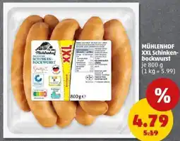 PENNY MÜHLENHOF XXL Schinkenbockwurst Angebot