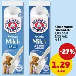 PENNY BÄRENMARKE Frischmilch Angebot