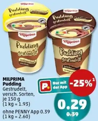PENNY MILPRIMA Pudding Angebot