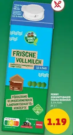 PENNY PENNY ZUKUNFTSBAUER Frische Vollmilch Angebot