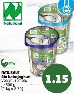 PENNY NATURGUT Bio Naturjoghurt Angebot