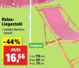 Thomas Philipps Relax Liegestuhl Angebot