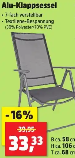 Thomas Philipps Alu-Klappsessel Angebot