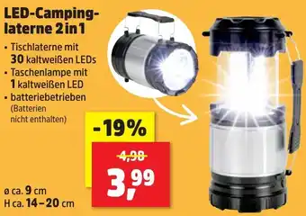 Thomas Philipps LED-Campinglaterne 2in1 Angebot