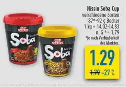 diska Nissin Soba Cup Angebot