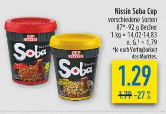 diska Nissin Soba Cup Angebot