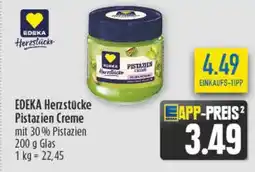 diska EDEKA Herzstücke Pistazien Creme Angebot