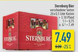 diska Sternburg Bier Angebot