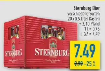 diska Sternburg Bier Angebot
