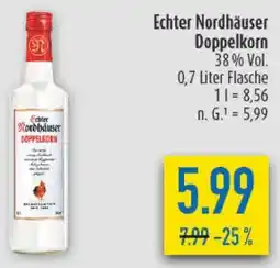 diska Echter Nordhäuser Doppelkorn Angebot
