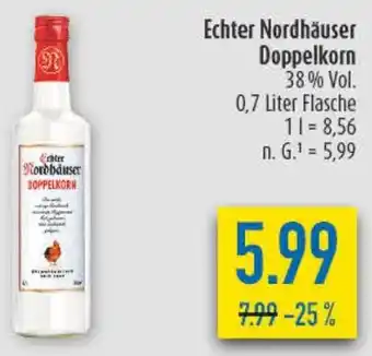 diska Echter Nordhäuser Doppelkorn Angebot
