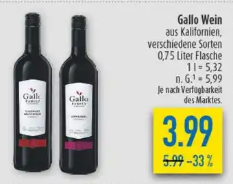 diska Gallo FAMILY Wein Angebot
