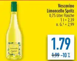 diska Vescovino Limoncello Spritz Angebot
