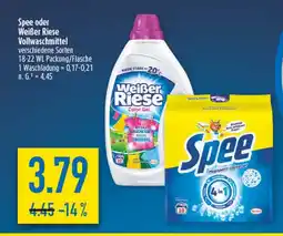 diska Spee oder Weißer Riese Vollwaschmittel Angebot
